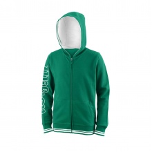 Wilson Hoodie Team II Full-Zip Green Children